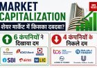 Market Capitalization Analysis: शेयर बाजार में किसका दबदबा? टॉप-10 कंपनियों में 6 ने दिखाई ताकत, 4 को हुआ नुकसान