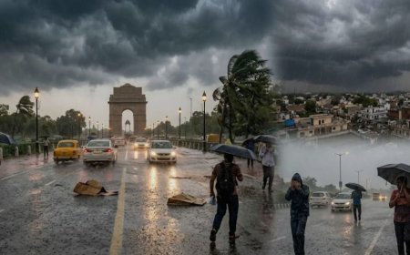 दिल्ली में बादल छाए रहने, उत्तर-पश्चिम भारत में वर्षा होने की संभावना
