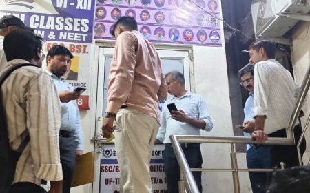 अग्नि सुरक्षा मानकों एवं वैध पंजीकरण का पालन न करने वाले कोचिंग संस्थानों पर जिला प्रशासन की कार्रवाई, दो संस्थान सील