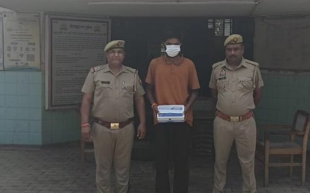 ग्रेटर नोएडा: जारचा पुलिस ने अवैध पिस्टल और जिंदा कारतूस के साथ युवक को किया गिरफ्तार