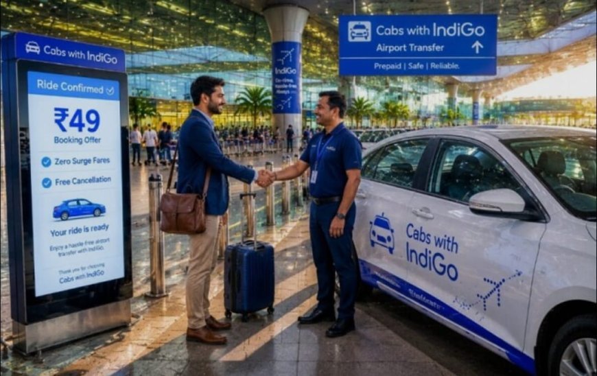 Indigo ने शुरू की ‘कैब्स विद इंडिगो’ सेवा