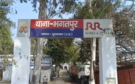 मुरादाबाद; प्रेमी के घर पहुंची युवती, शादी की जिद पर हंगामा, वायरल वीडियो के बाद पुलिस जांच में जुटी