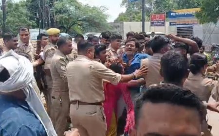 कानपुर अतिक्रमण अभियान के दौरान दरोगा पर दुकानदार को थप्पड़ मारने का आरोप, वीडियो वायरल
