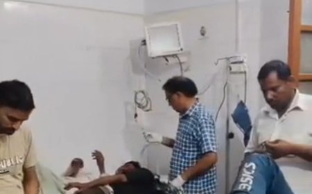 बुलंदशहर :यात्रियों से भरे ऑटो के पलटने से 6 यात्री हुए गंभीर घायल