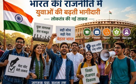भारत की राजनीति में युवाओं की बढ़ती भागीदारी; लोकतंत्र की नई ताकत