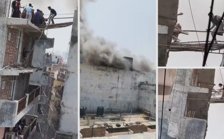 नोएडा में आगजनी से दो लोगों की मौत का मामला : पीजी संचालक गिरफ्तार, केयरटेकर फरार