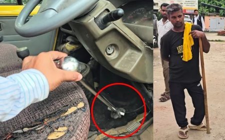 महराजगंज स्टील पाइप के जुगाड़ से चल रही थी स्कूल वैन, एआरटीओ ने वाहन किया सीज