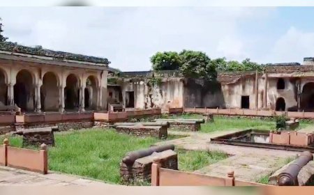 एमपी के नरवर किले से 400 साल पुरानी अष्टधातु की तोप चोरी, हथियारबंद बदमाशों पर लूट का आरोप