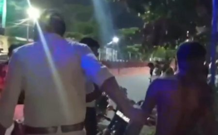 हापुड़ पुलिस चौकी में घुसकर युवक ने मचाया उत्पात, शीशे और गमले तोड़े, हिरासत में लिया गया