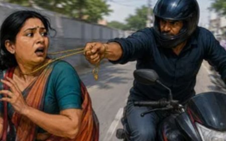 नोएडा में बाइक सवार बदमाशों का आतंक, महिला और युवक से सोने की चेन लूटी
