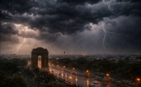 NCR में पूरे सप्ताह छाए रहेंगे काले बादल, हल्की बारिश से सुहावना रहेगा मौसम