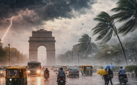 बारिश बनेगी मुसीबत; दिल्ली-उत्तर प्रदेश समेत कई राज्यों में मौसम विभाग ने जारी किया रेड अलर्ट