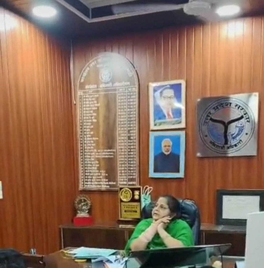 वेतन की मांग को लेकर सफाई कर्मचारियों ने की अधिशासी अधिकारी निहारिका चौहान से भेंट