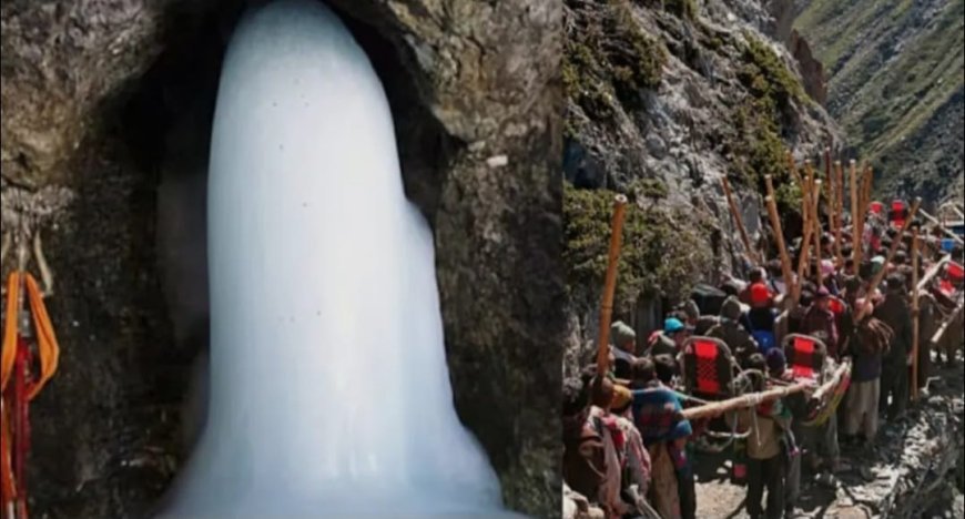 अमरनाथ यात्रा: 15 दिनों में 3.5 लाख श्रद्धालुओं ने किए बाबा बर्फानी के दर्शन, बेस कैंप पहुंचे उपराज्यपाल सिन्हा