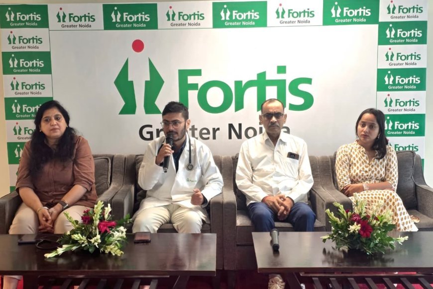फोर्टिस ग्रेटर नोएडा में हाइ रिस्क इमरजेंसी एंजियोप्लास्टी से बचाई गई मरीज की जान दस प्रतिशत रह गया था हार्ट फंक्शन
