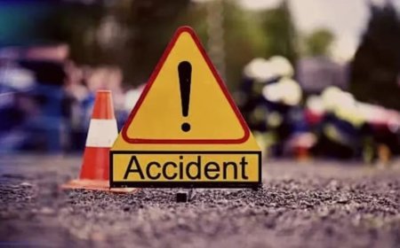 गाजियाबाद में दबिश से लौट रही पुलिस टीम की कार कैंटर से भिड़ी, हादसे में सब इंस्पेक्टर की मौत