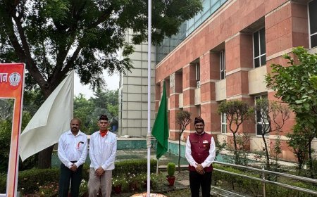GIMS ग्रेटर नोएडा में मनाया गया 80वां स्वतंत्रता दिवस, चिकित्सा और सेवा के क्षेत्र में योगदान का संकल्प