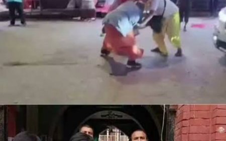 वाराणसी: चंदन टीका लगाने के विवाद में बीच सड़क की थी मारपीट, थाने के बाहर कान पकड़कर लगानी पड़ी उठक-बैठक