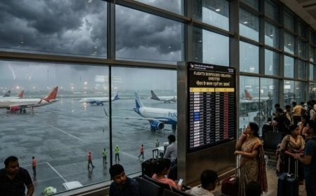 भारी बारिश से IGI एयरपोर्ट पर हवाई सेवाएं ठप, 14 उड़ानें डायवर्ट; सैकड़ों यात्री परेशान