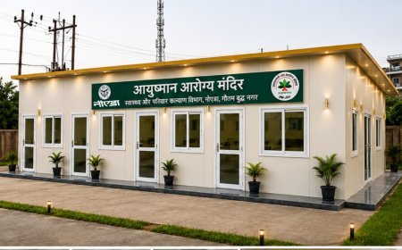 नोएडा प्राधिकरण की पहल, ककराला-खासपुर में तैयार हो रहा पोर्टेबल आयुष्मान आरोग्य मंदिर