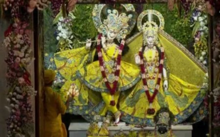 कृष्णोत्सव में दिखा वृंदावन का रंग, महाअभिषेक में उमड़े श्रद्धालु