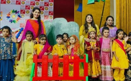 स्कूल में जन्माष्टमी उत्सव का भव्य आयोजन