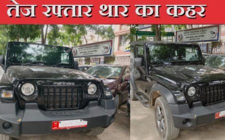 दिल्ली कैंट में सड़क हादसा : थार ने बाइक सवार को मारी टक्कर, दो की मौत