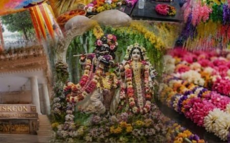 गाजियाबाद मंदिर में जन्माष्टमी की भव्य धूम! 10 टन फूलों से सजा परिसर, 4 लाख श्रद्धालुओं के पहुंचने की उम्मीद