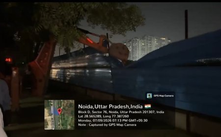 नोएडा अथॉरिटी की सेक्टर-77 में बड़ी कार्रवाई: कोर्ट में स्टे खारिज कराकर मास्टर ग्रीन की ₹40 करोड़ की जमीन कराई खाली