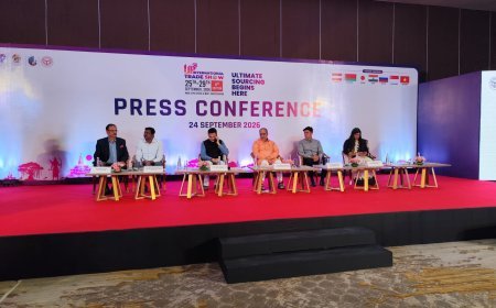 उत्तर प्रदेश इंटरनेशनल ट्रेड शो-2026: ग्रेटर नोएडा के इंडिया एक्सपो मार्ट में भव्य आयोजन की तैयारी तेज, प्रेस कॉन्फ्रेंस में साझा की गईं खास बातें