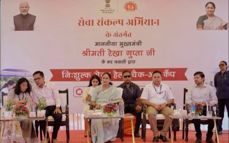 मुख्यमंत्री ने मेगा स्वास्थ्य जांच का किया शुभारंभ, बोलीं- नहीं तोड़ी जाएगी एक भी झुग्गी