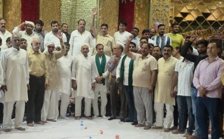 नोएडा के 81 गांवों में सीवर और जल के स्थाई कनेक्शन की मांग को लेकर भारतीय किसान संगठन की बैठक आयोजित