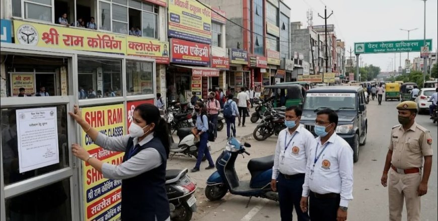 ग्रेटर नोएडा में शिक्षा विभाग ने तेज किया अभियान, 14 कोचिंग सेंटरों को पंजीकरण न कराने के लिए भेजा नोटिस