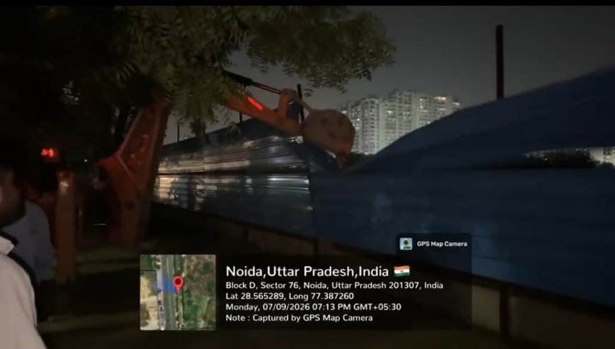 नोएडा अथॉरिटी की सेक्टर-77 में बड़ी कार्रवाई: कोर्ट में स्टे खारिज कराकर मास्टर ग्रीन की ₹40 करोड़ की जमीन कराई खाली
