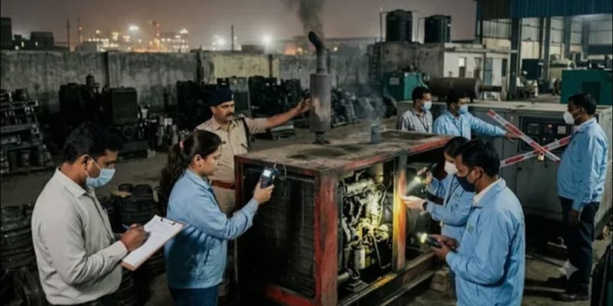 एनसीआर में प्रदूषण मानकों के उल्लंघन पर 25 डीजल जनरेटर होंगे सील