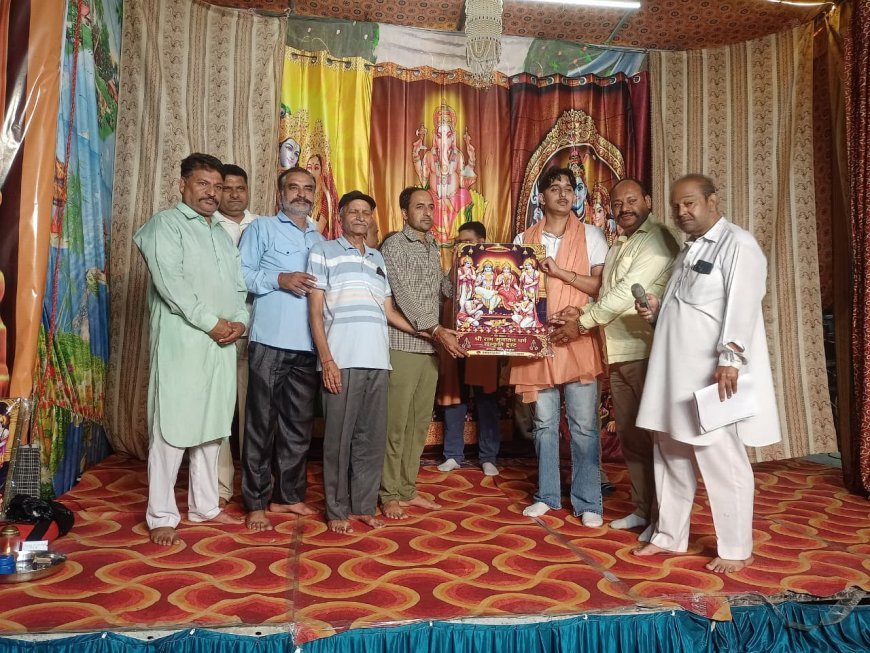 रामलीला में दशरथ दरबार, सरवन वध व श्री राम जन्म का किया गया मंचन